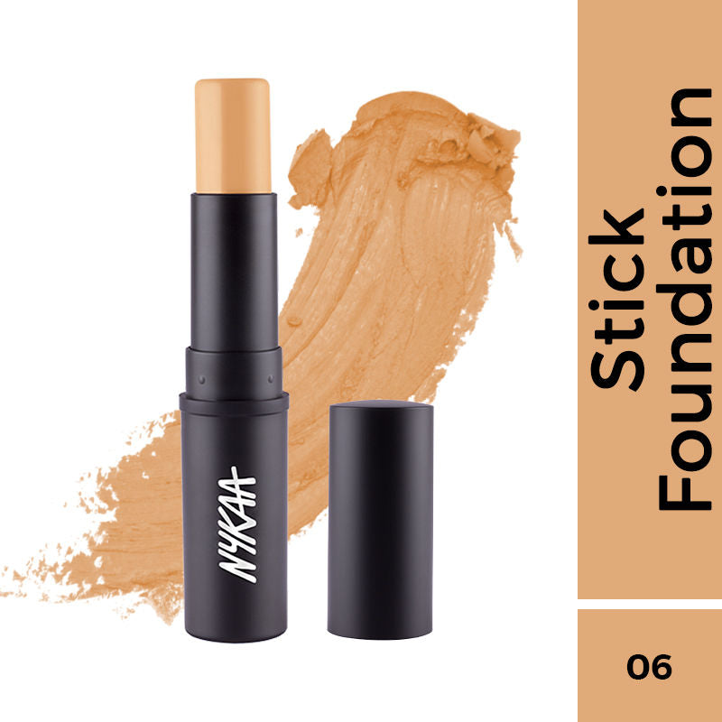 Nykaa SKINgenius Foundation Stick Conceal Contour & Corrector - Golden Hazelnut 06|9 gms|MRP 625