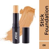 Nykaa SKINgenius Foundation Stick Conceal Contour & Corrector - Golden Hazelnut 06|9 gms|MRP 625