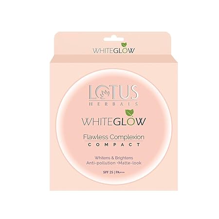 Lotus Herbals WhiteGlow Flawless Complexion Compact - Honey C2|10 gms|MRP 260