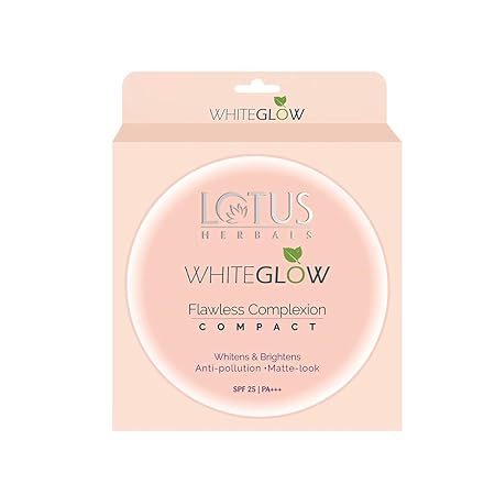 Lotus Herbals WhiteGlow Flawless Complexion Compact - Caramel C3|10 gms|MRP 260