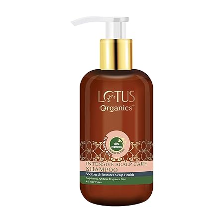 Lotus Organics Intensive Scalp Care Shampoo|210 ml|MRP 495