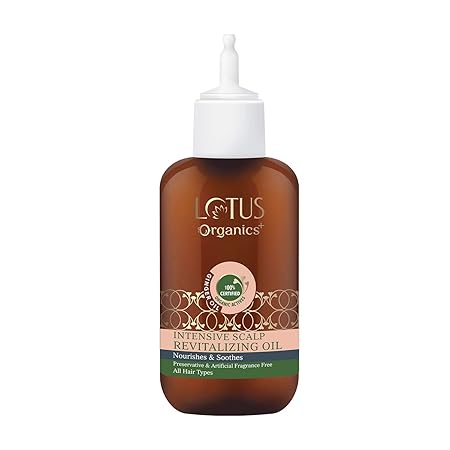 Lotus Organics Intensive Scalp Revitalizing Oil|100 ml|MRP 795