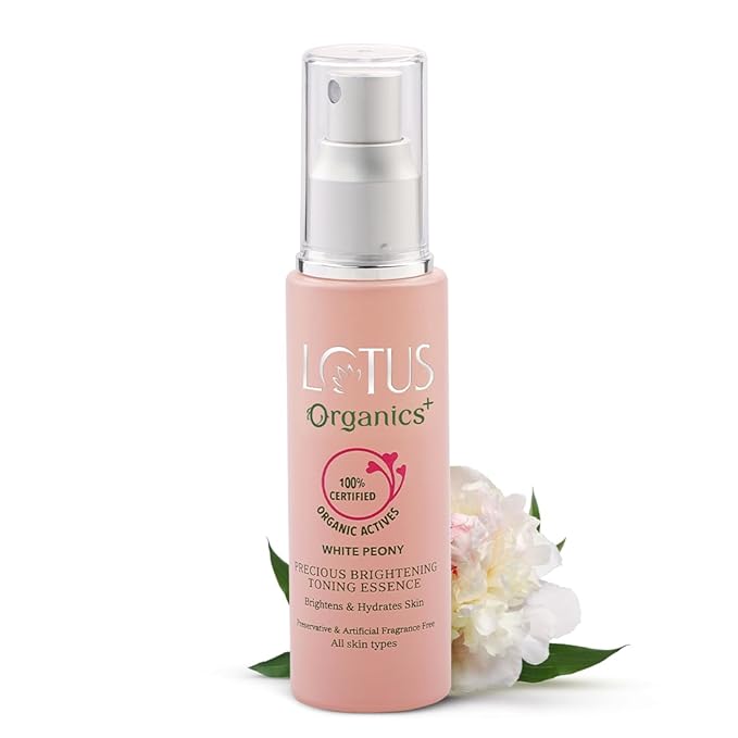 Lotus Organics Precious Brightening Toning Essence|50 ml|MRP 545