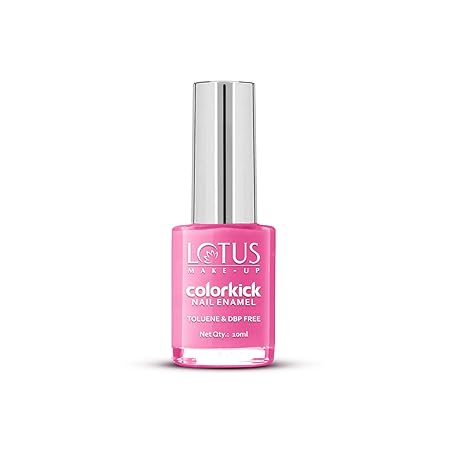 Lotus Make Up Colorkick Nail Enamel - Playfull Pink 891|10 ml|MRP 160