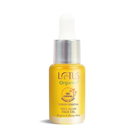 Lotus Organics Vit-C Glow Face Oil - Lemon Verbena|15 ml|MRP 975