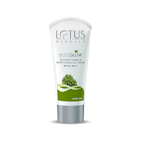 Lotus Herbals Whiteglow Skin Whitening & Brightening Gel Creme SPF 25|15 gms|MRP 99