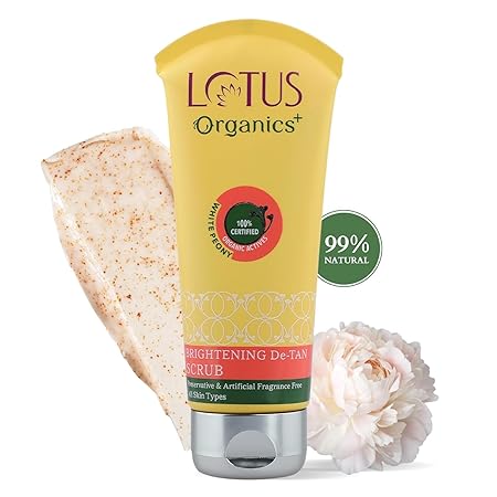 Lotus Organics Brightening De-Tan Face Pack|100 gms|MRP 435