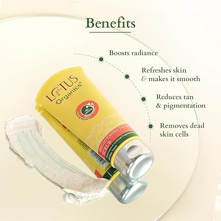 Lotus Organics Brightening De-Tan Face Pack|100 gms|MRP 435