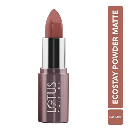 Lotus Make-Up Ecostay Powder Matte Lipstick � PM06 Cascade|4.2 gms|MRP 595