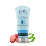 Lotus Organics Aloe Vera & Grape Seed Hydra Clean Face Wash|80 gms|MRP 295