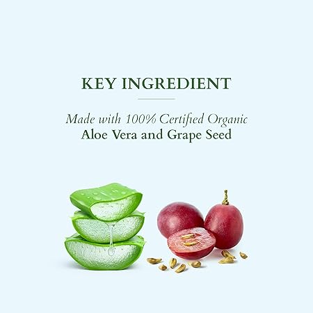 Lotus Organics Aloe Vera & Grape Seed Hydra Clean Face Wash|80 gms|MRP 295