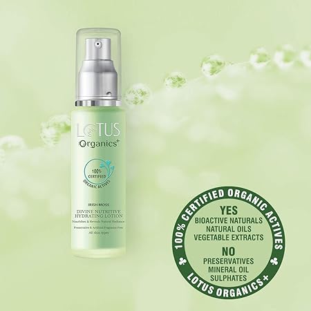 Lotus Organics Divine Nutritive Hydrating Lotion|50 ml|MRP 595