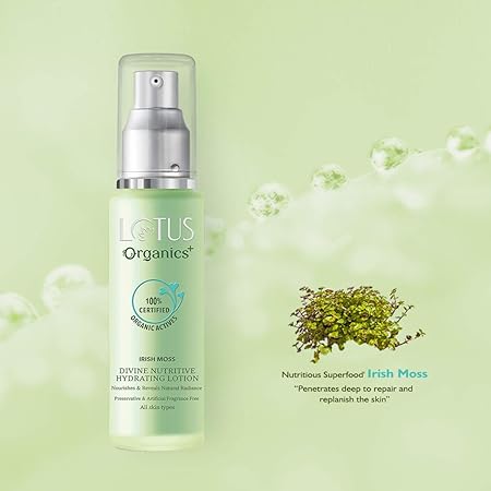 Lotus Organics Divine Nutritive Hydrating Lotion|50 ml|MRP 595