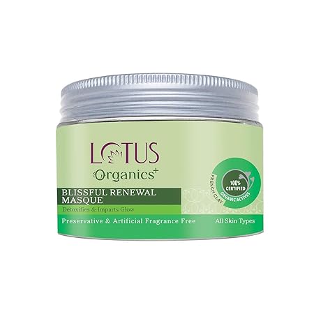 Lotus Organics Blissful Renewal Mask|50 gms|MRP 475