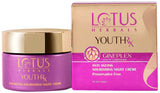 Lotus Herbals Y YouthRx Anti Ageing Nourishing Night Cream|10 gms|MRP 155