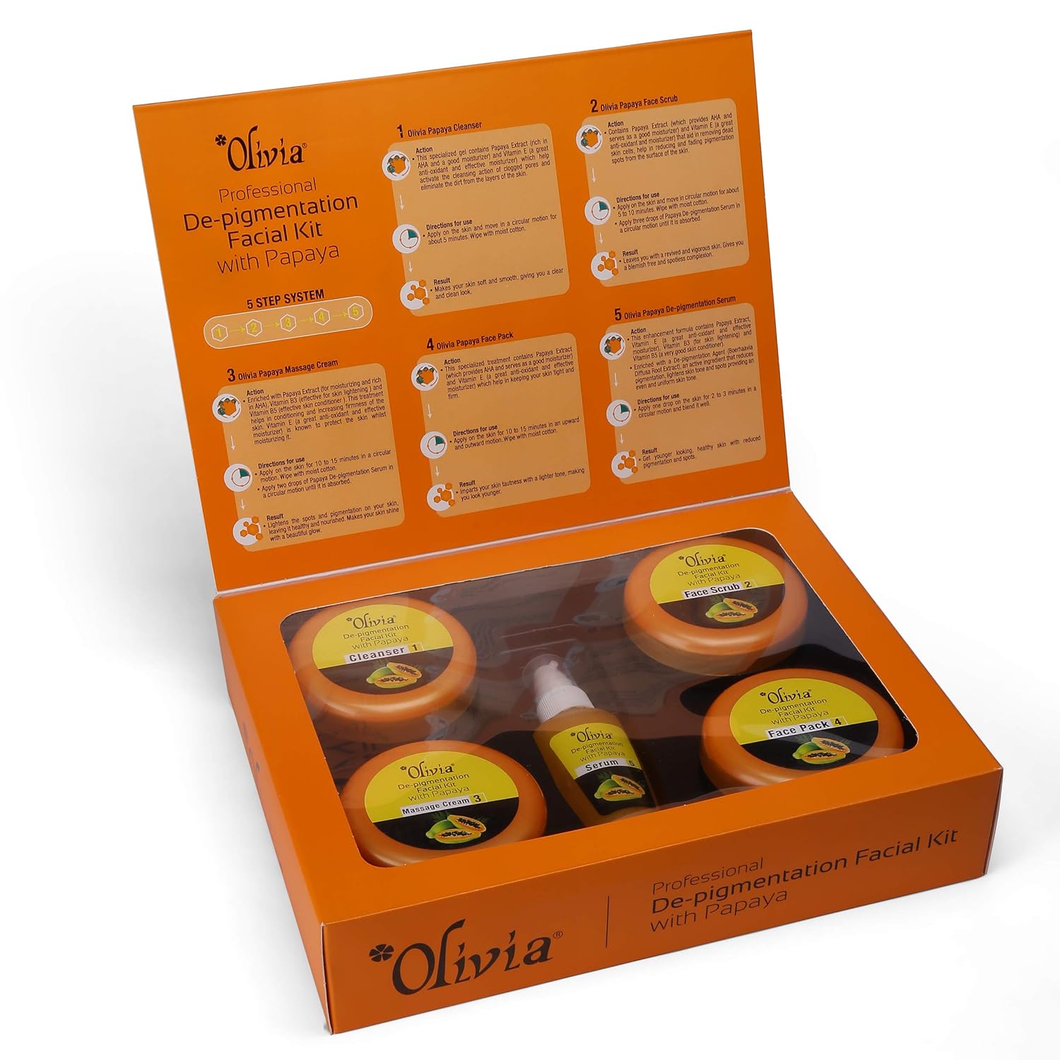 Olivia Diamond Facial Kit, diamond based facial care, skin polishing system, professional salon facial