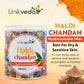 Unikveda Haldi Chandan Wax, turmeric sandalwood wax, soothing hair removal, salon waxing care, smooth skin