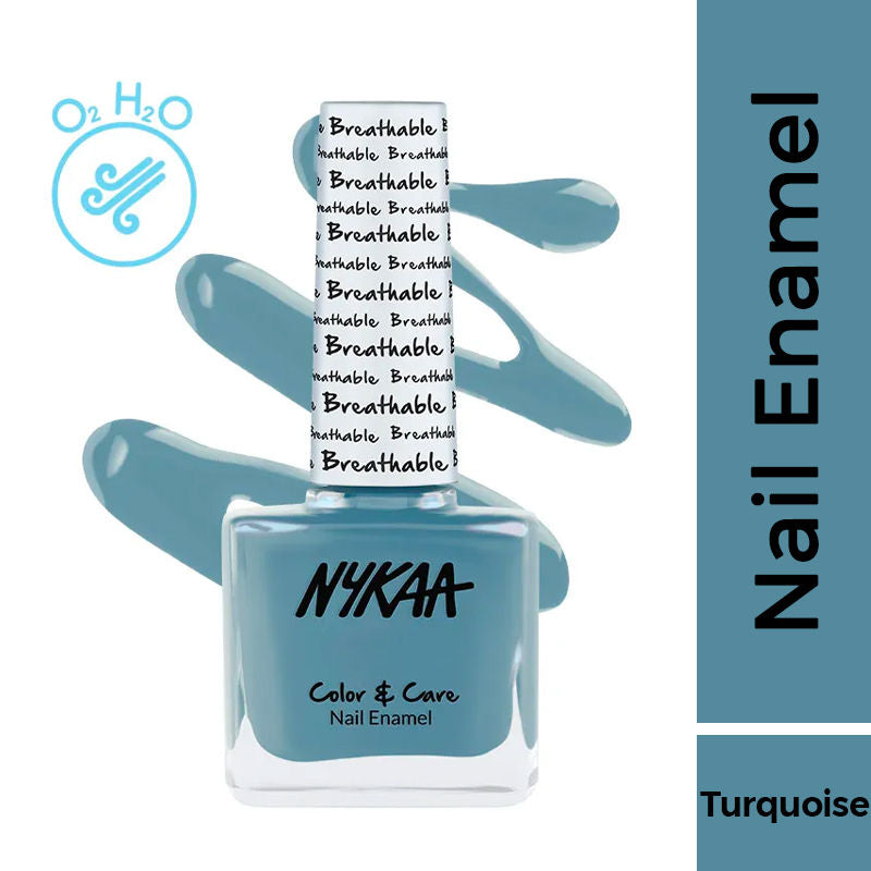 Nykaa Breathable Nail Enamel - Minty Fresh - 329|9 ml|MRP 229