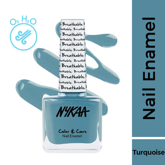 Nykaa Breathable Nail Enamel - Minty Fresh - 329|9 ml|MRP 229