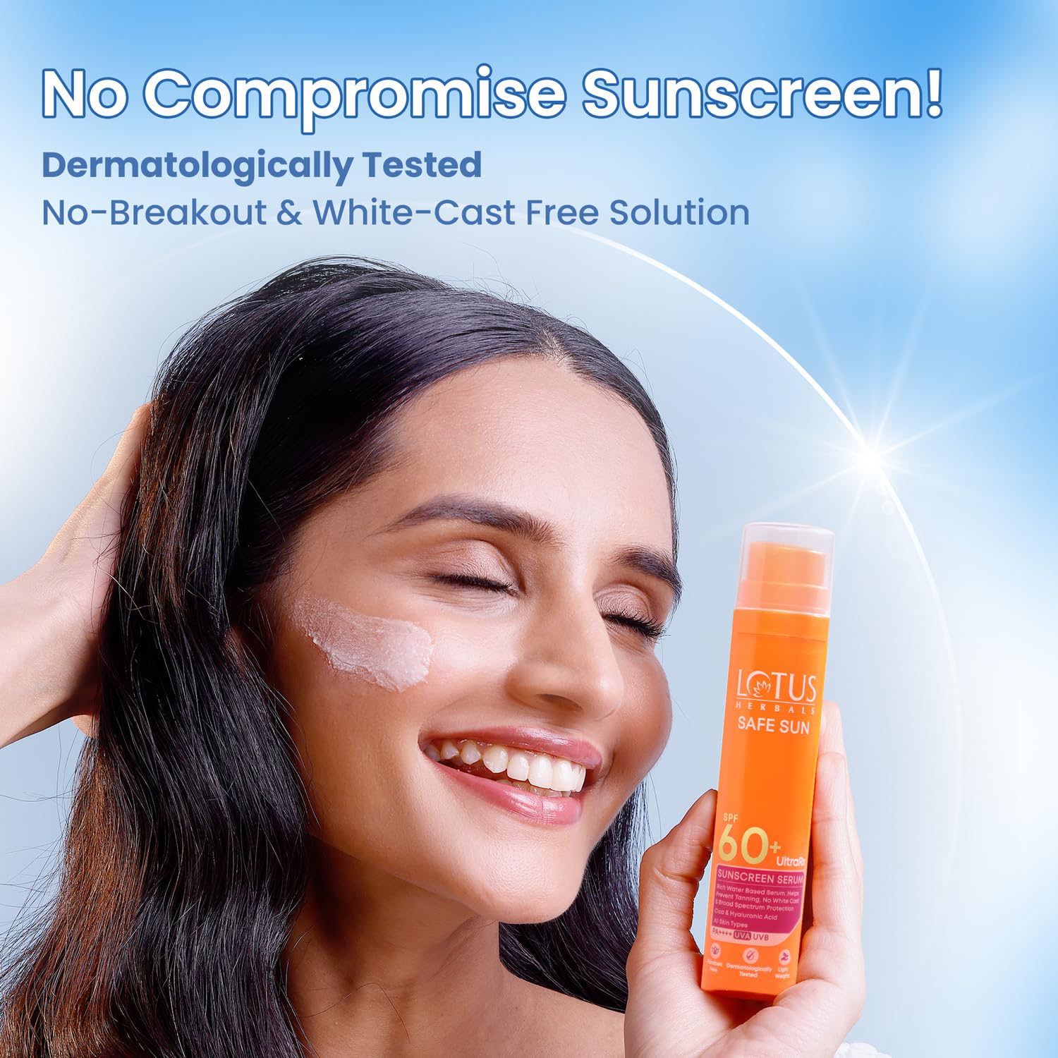 Lotus Herbals Safe Sun UltraRX Sunscreen Serum, sunscreen serum, SPF 60 PA++++