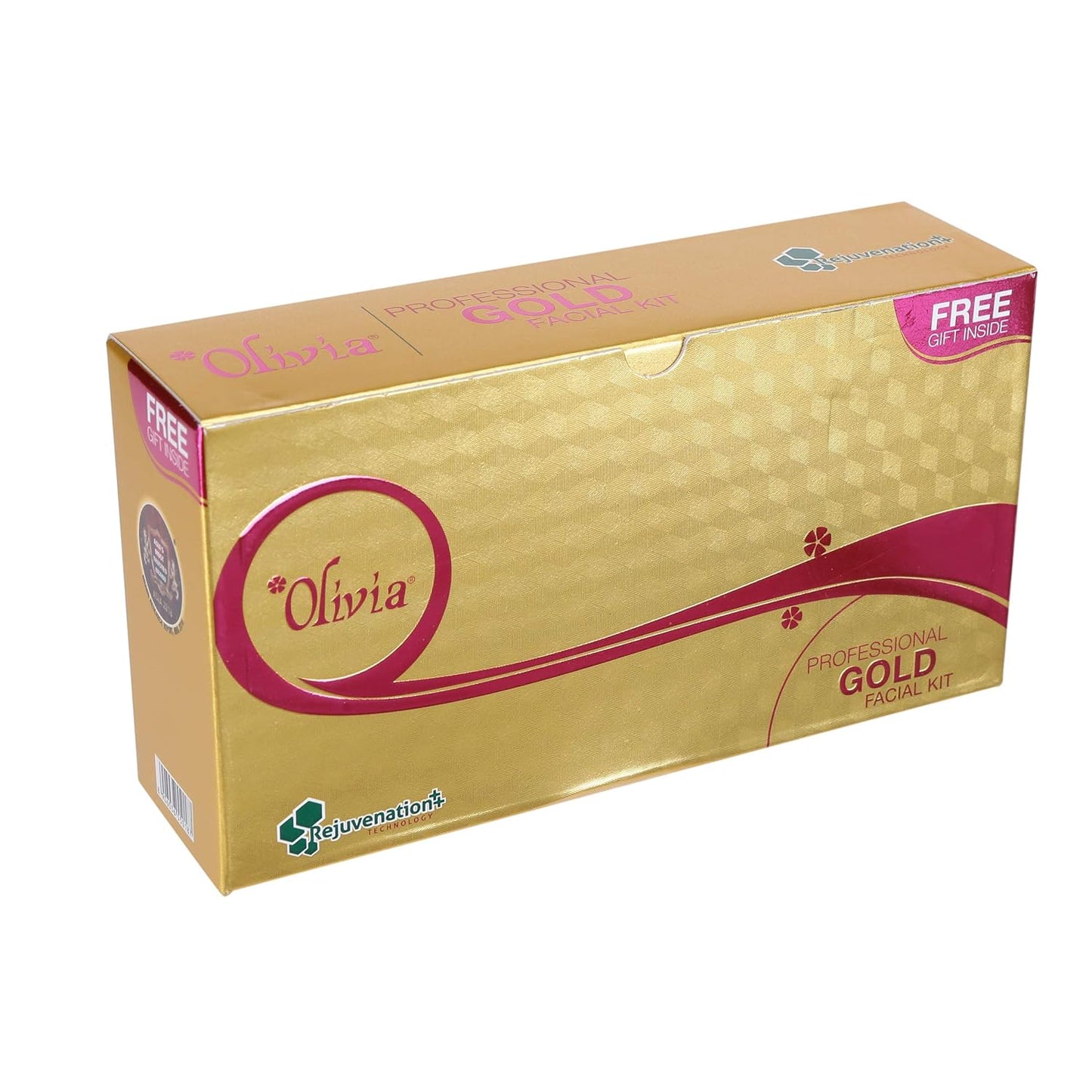 Olivia Gold Facial Kit, gold infused facial care, professional salon facial