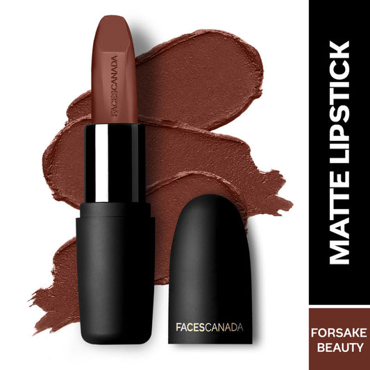 Faces Canada Weightless Matte Finish Lipstick - Forsake Beauty 01|4.5 gms|MRP 325