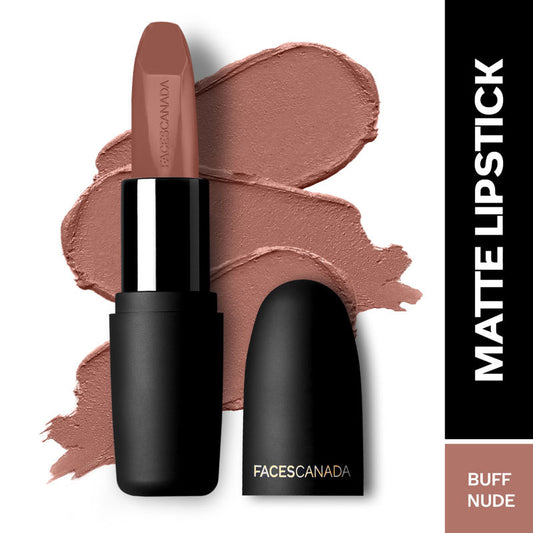 Faces Canada Weightless Matte Finish Lipstick - Buff Nude 05|4.5 gms|MRP 325