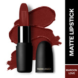 Faces Canada Weightless Matte Finish Lipstick - Maroon Love 06|4.5 gms|MRP 325
