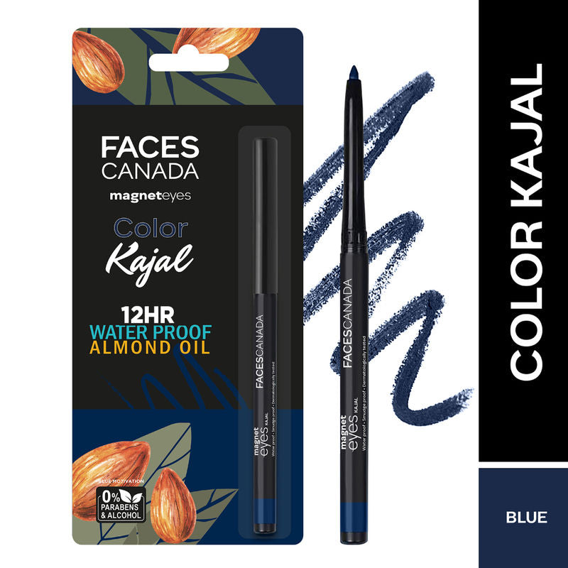 Faces Canada Magneteyes Kajal - Blue Motivation 01|0.3 gms|MRP 249