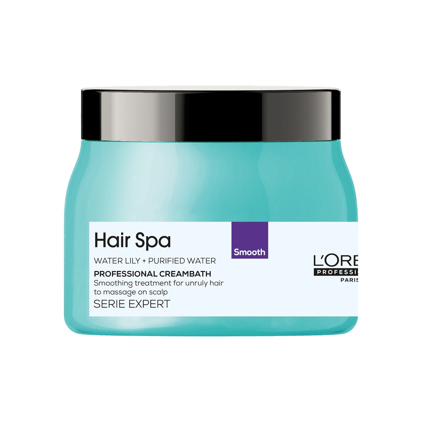 LÕOrŽal Professionnel Hair Spa Smoothing Creambath (490 g) for anti-frizz care and deep conditioning treatment.