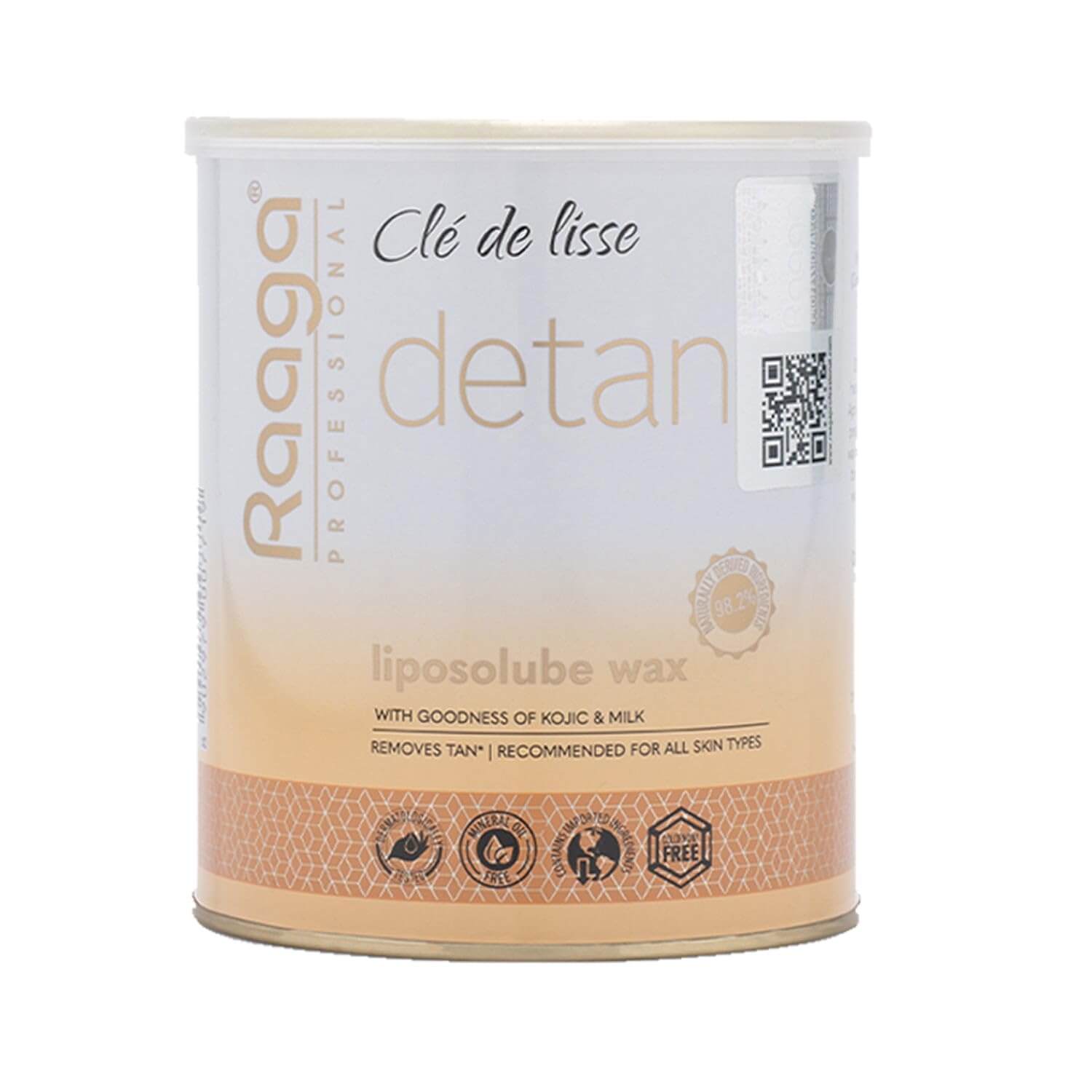 Raaga Professional Detan Kojic and Milk Liposoluble Wax |800 ml|MRP 1455