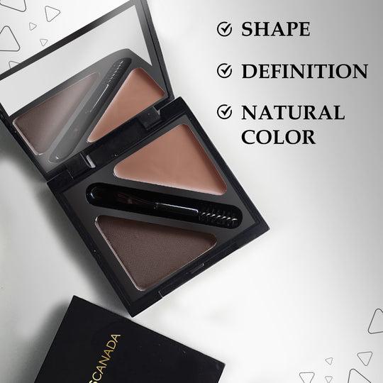 Faces Canada HD Shape Up Brow Kit - Brown 02|2.8 gms|MRP 599