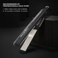Ikonic Pro Straight Black Hair Straightener with nano titanium plates for smooth professional styling
