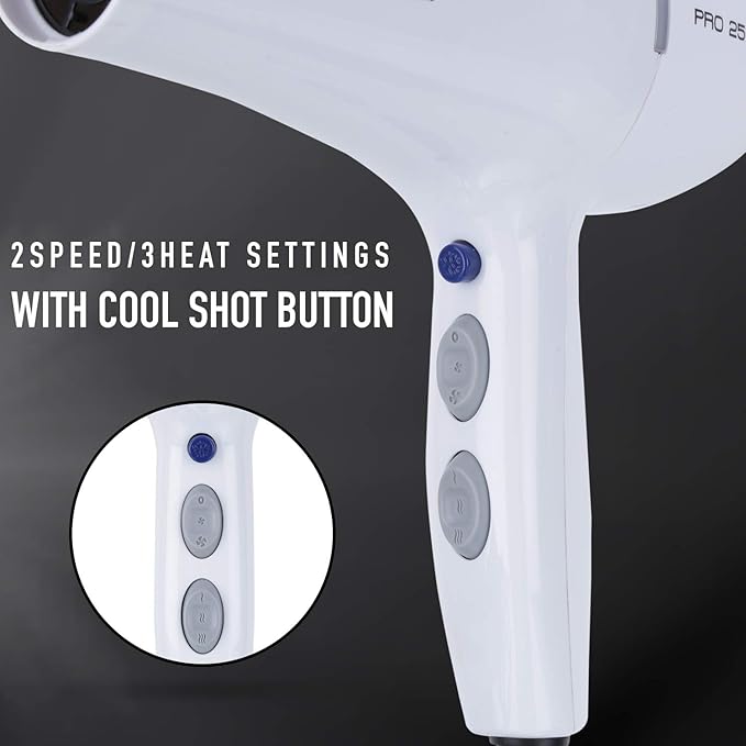 Ikonic Professional 2500 Pro Hair Dryer - White|MRP 5500