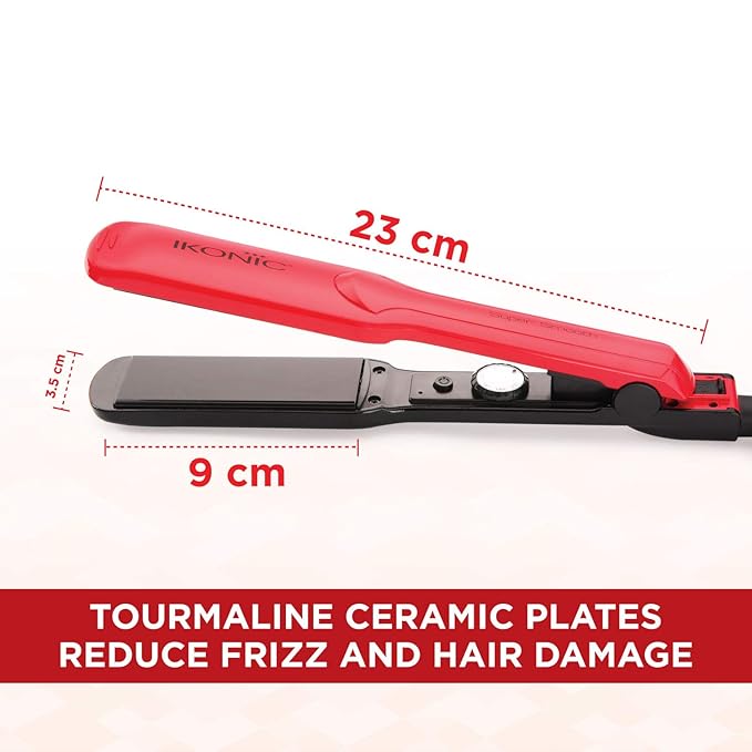 Ikonic Super Smooth Hair Straightener - Red|MRP 3200