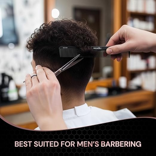 Ikonic Professional Carbon Comb - CC04|MRP 325