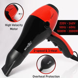 Ikonic Professional Speedy 2000W Hair Dryer - Red & Black|MRP 2775