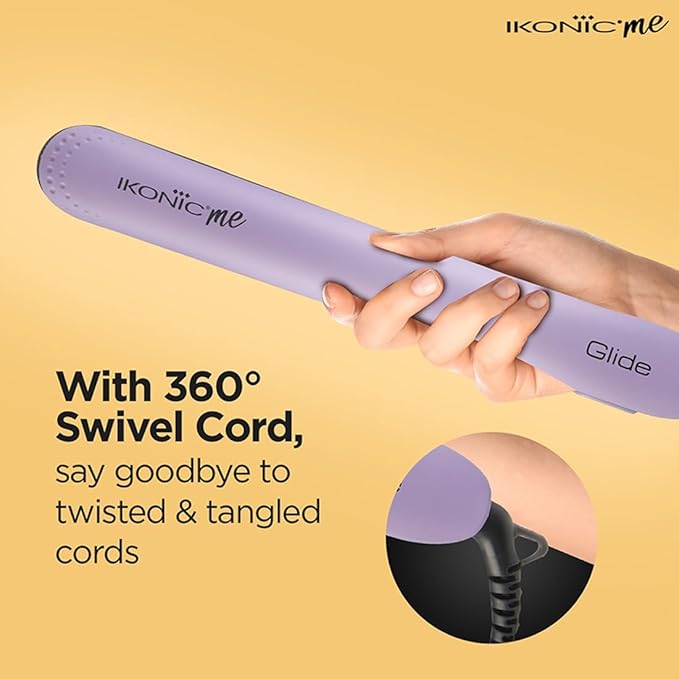Ikonic Me Glide Hair Straightener - Lilac|MRP 1550