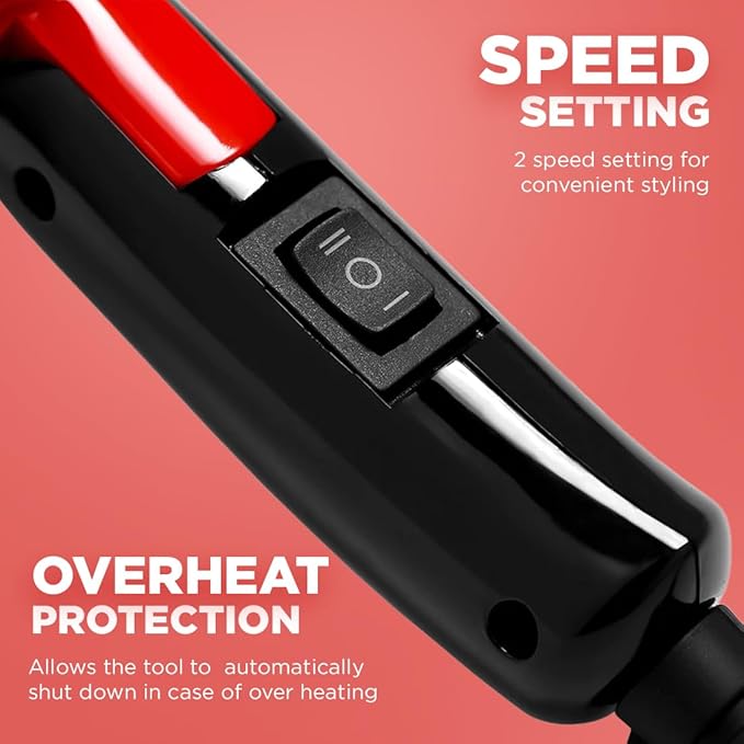 Ikonic Me Mini Speedy Hair Dryer - Red|MRP 1550