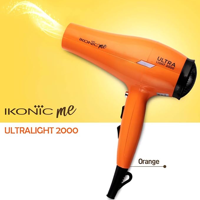 Ikonic Me Ultralight 2000 Hair Dryer - Orange|MRP 2300
