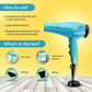 Ikonic Me Ultralight 2000 Hair Dryer - Teal|MRP 2300