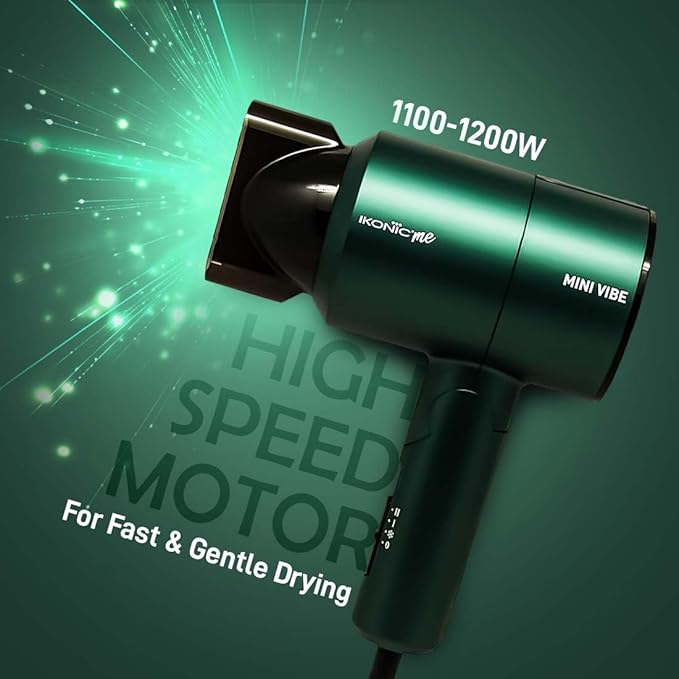 Ikonic Me Mini Vibe Hair Dryer - Emerald|MRP 1750