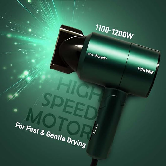 Ikonic Me Mini Vibe Hair Dryer - Emerald|MRP 1750