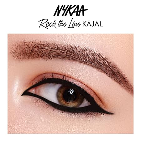 Nykaa Rock The Line Kajal Eyeliner Pencil - Jet Black|0.35 gms|MRP 199