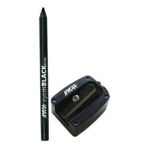 Nykaa Eyem Black Smudgeproof Waterproof Kajal Eyeliner Pencil With Free Nykaa Sharpener (Black)|1.2 gms|MRP 499