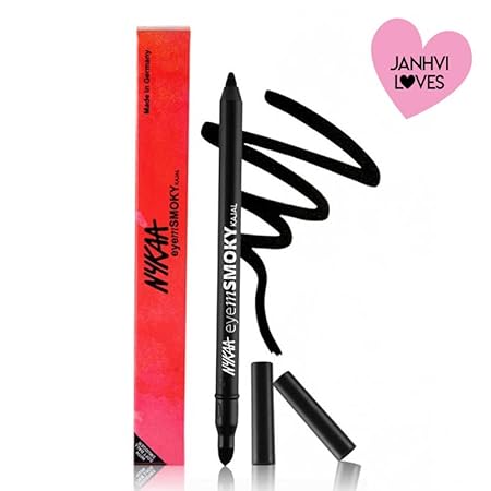 Nykaa Eyem Smokey Eye Waterproof Kajal Pencil (Black)|1.2 gms|MRP 549
