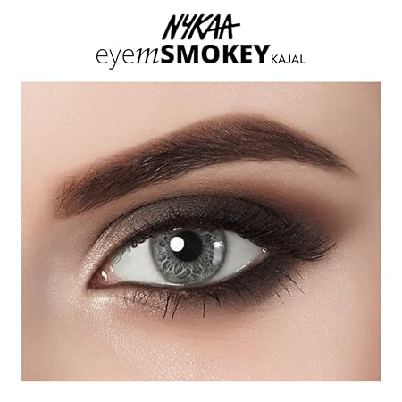 Nykaa Eyem Smokey Eye Waterproof Kajal Pencil (Black)|1.2 gms|MRP 549