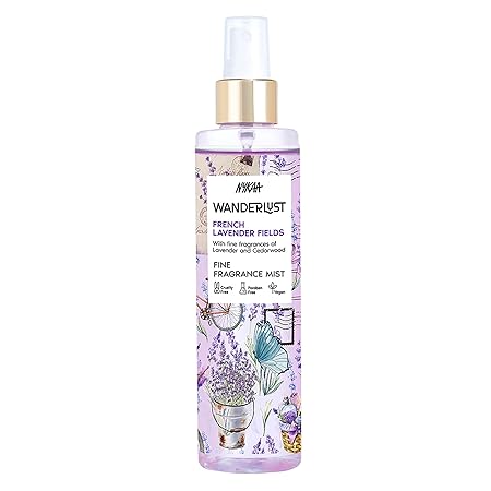 Nykaa Wanderlust French Lavender Fragrance Mist For Body & Hair|200 ml|MRP 599