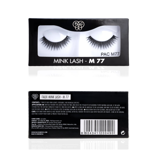 PAC Mink Lash M77 – Dramatic Reusable Eyelashes