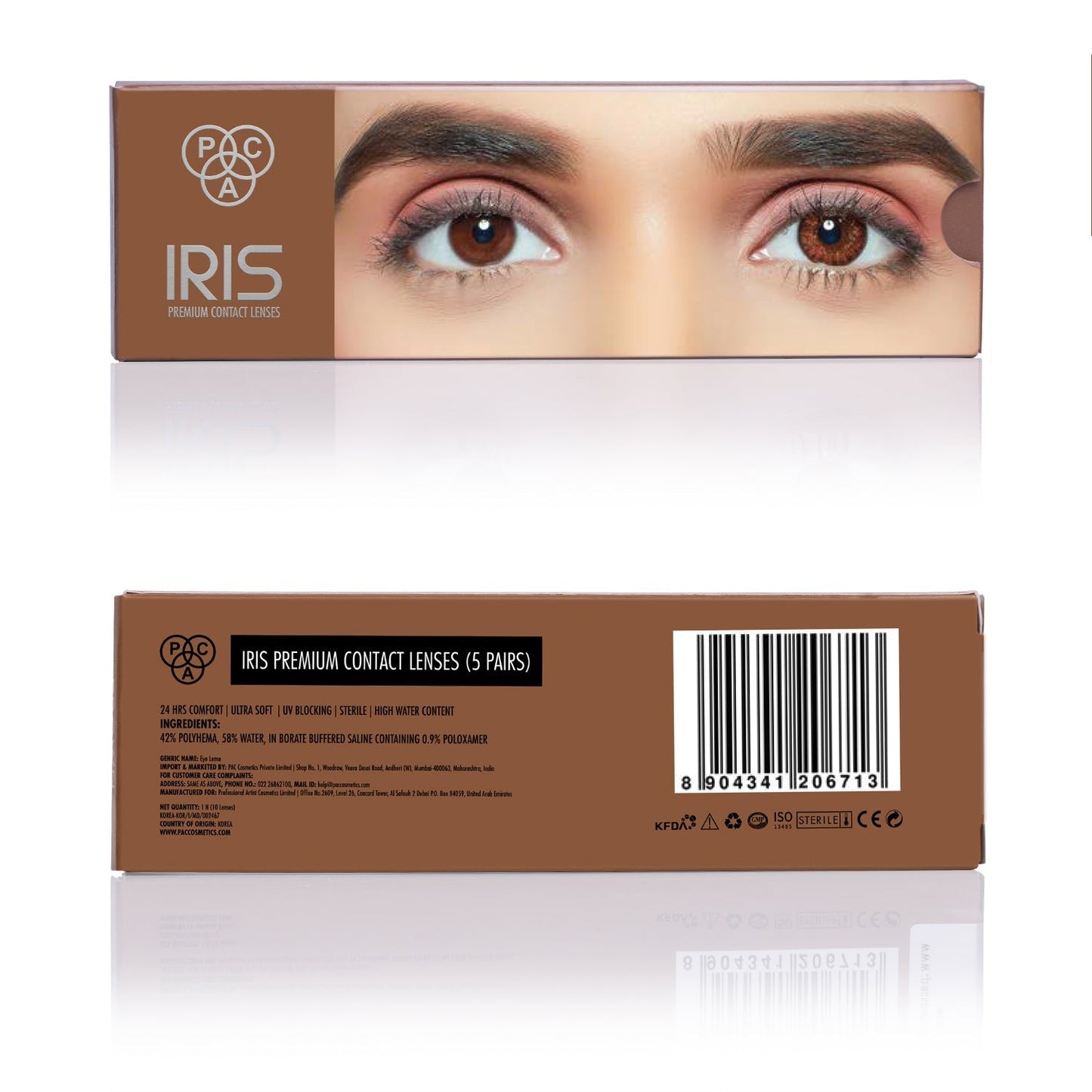 PAC Lens Brown – Natural Colored Contact Lenses | MRP ₹995